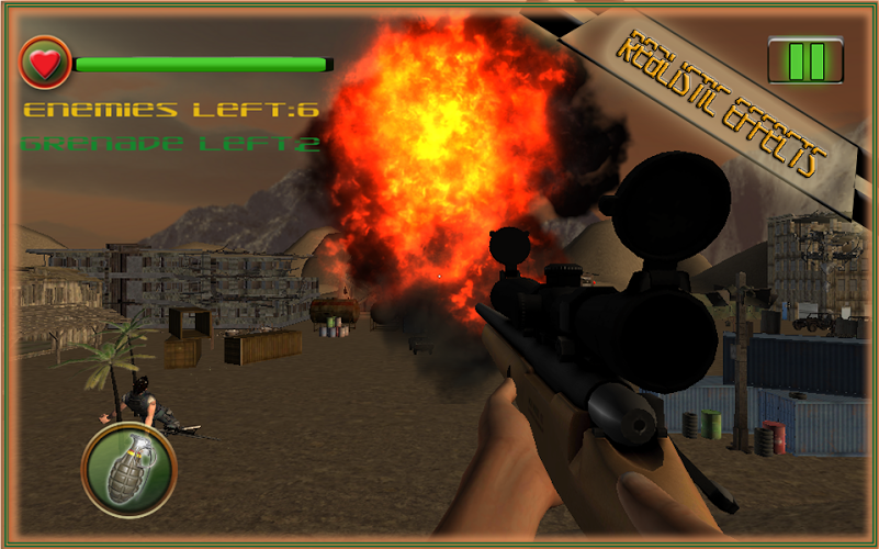 Sniper Desert Operation 3D截图5