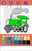 Trains Game Coloring Book For Kids截图1