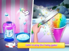 Rainbow Unicorn Ice Cream Food Maker Cooking Games截图2