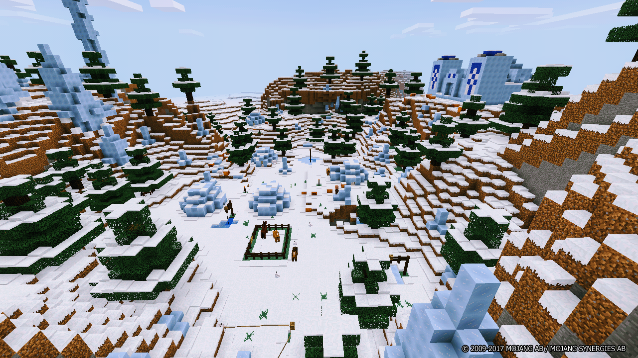 The Arctic Village Minecraft Map截图4