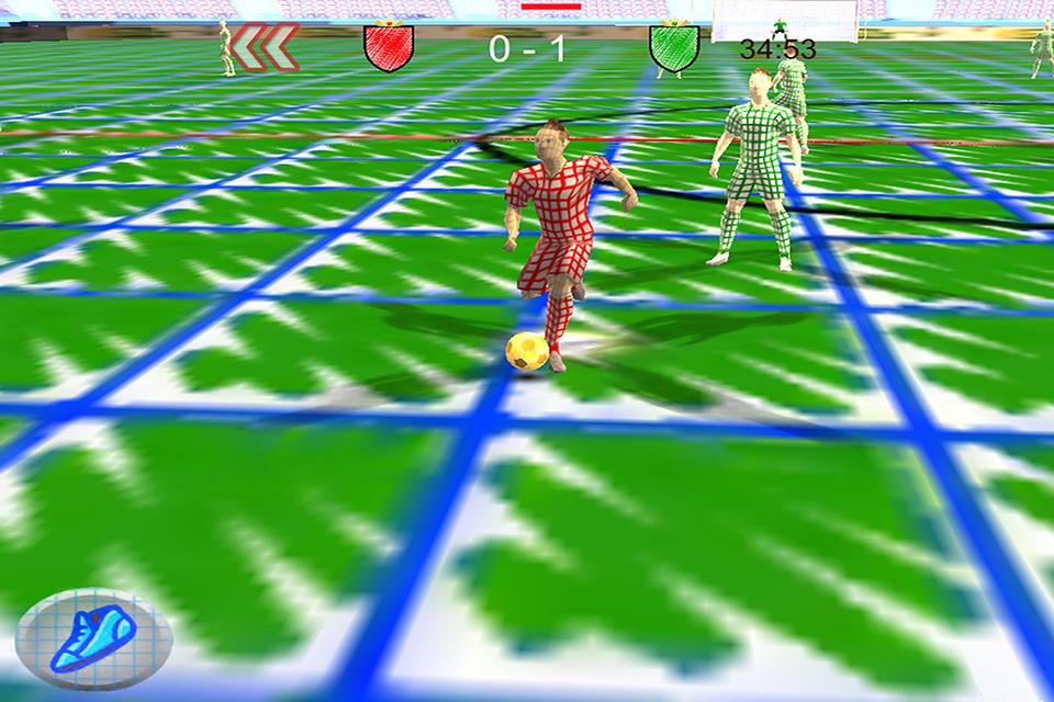 Brazil Doodle 3D Soccer截图3