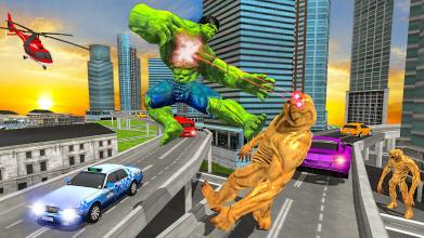 Incredible Monster Superhero Grand City Battle截图5