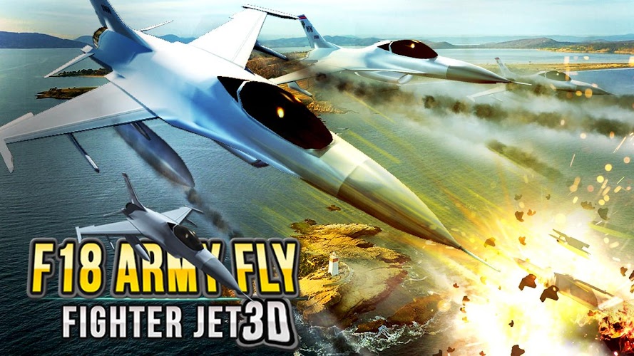 F18 Army Fly Fighter Jet 3D截图1