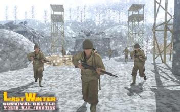 Last Winter Survival Battle : World War Shooting截图2