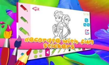 Princess Disnеу Coloring Book截图2