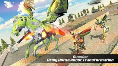 US Army Transform Robot Unicorn Flying Horse Games截图5