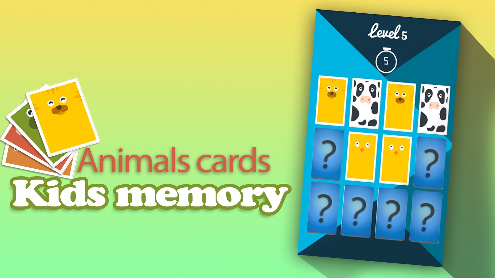 Kids memory: Animals cards截图5