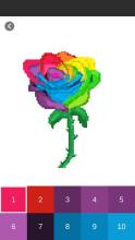 Flower Color By Number: Pixel Art Flower截图5