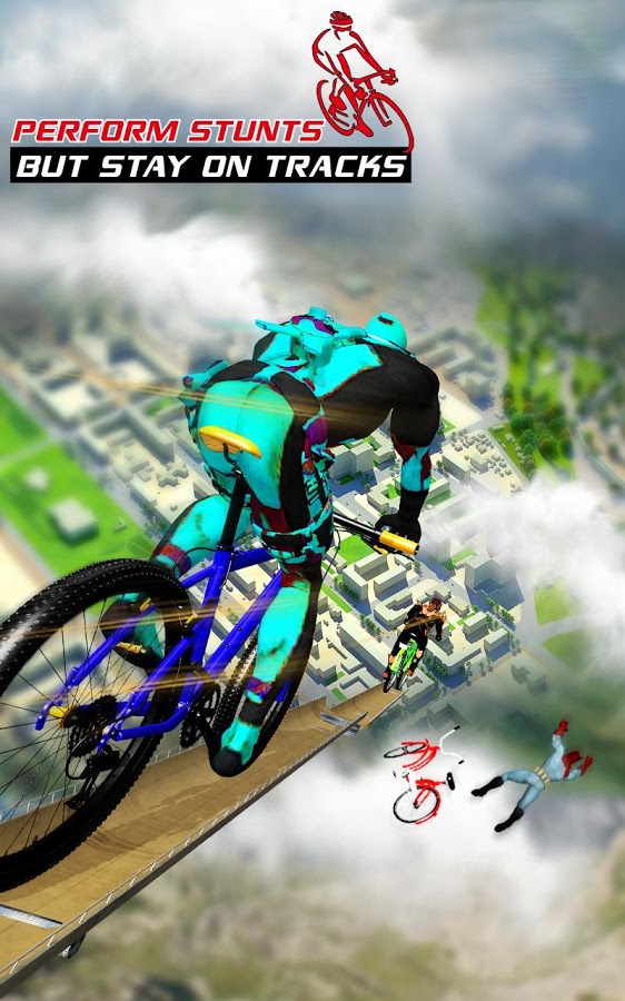 BMX Bicycle Race Impossible BMX Stunts Racer截图5