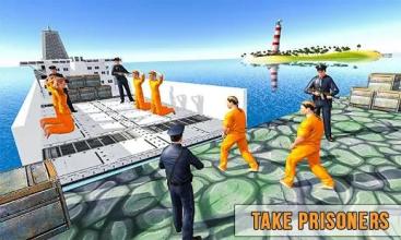 Police Boat Prison Transport 3D: Cruise Ship Game截图5