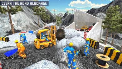 Snow Rescue Excavator 2018截图3