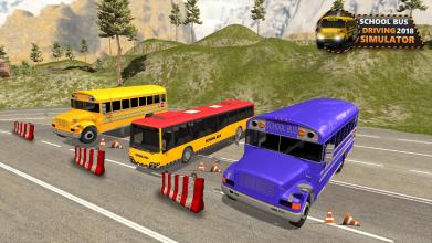 School Bus Driving Up Hill Rush - Free Bus Games截图5