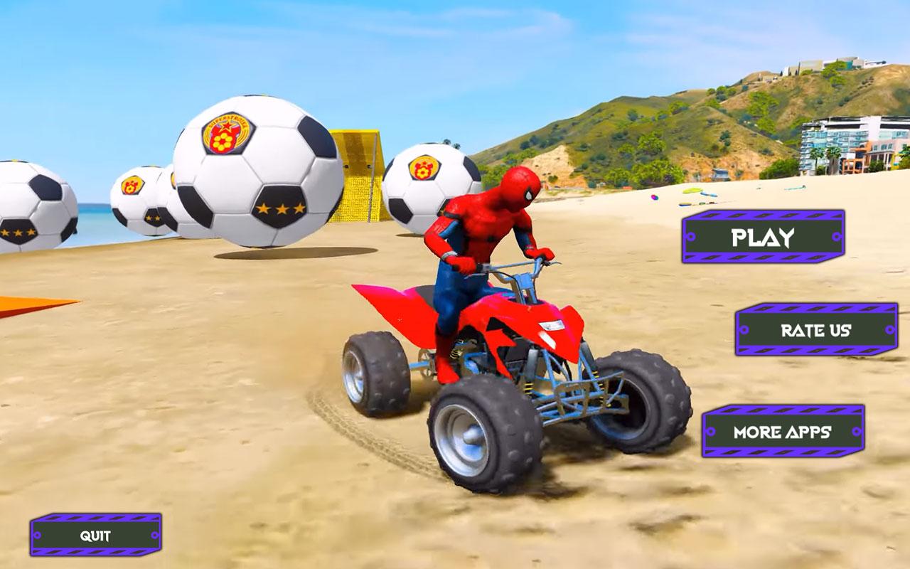 Superheroes Pro ATV Quad Racing截图5