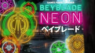 Beyblade Neon games fidget spinner截图3