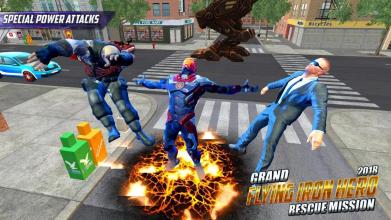 Grand Superhero Flying Iron Rescue截图4