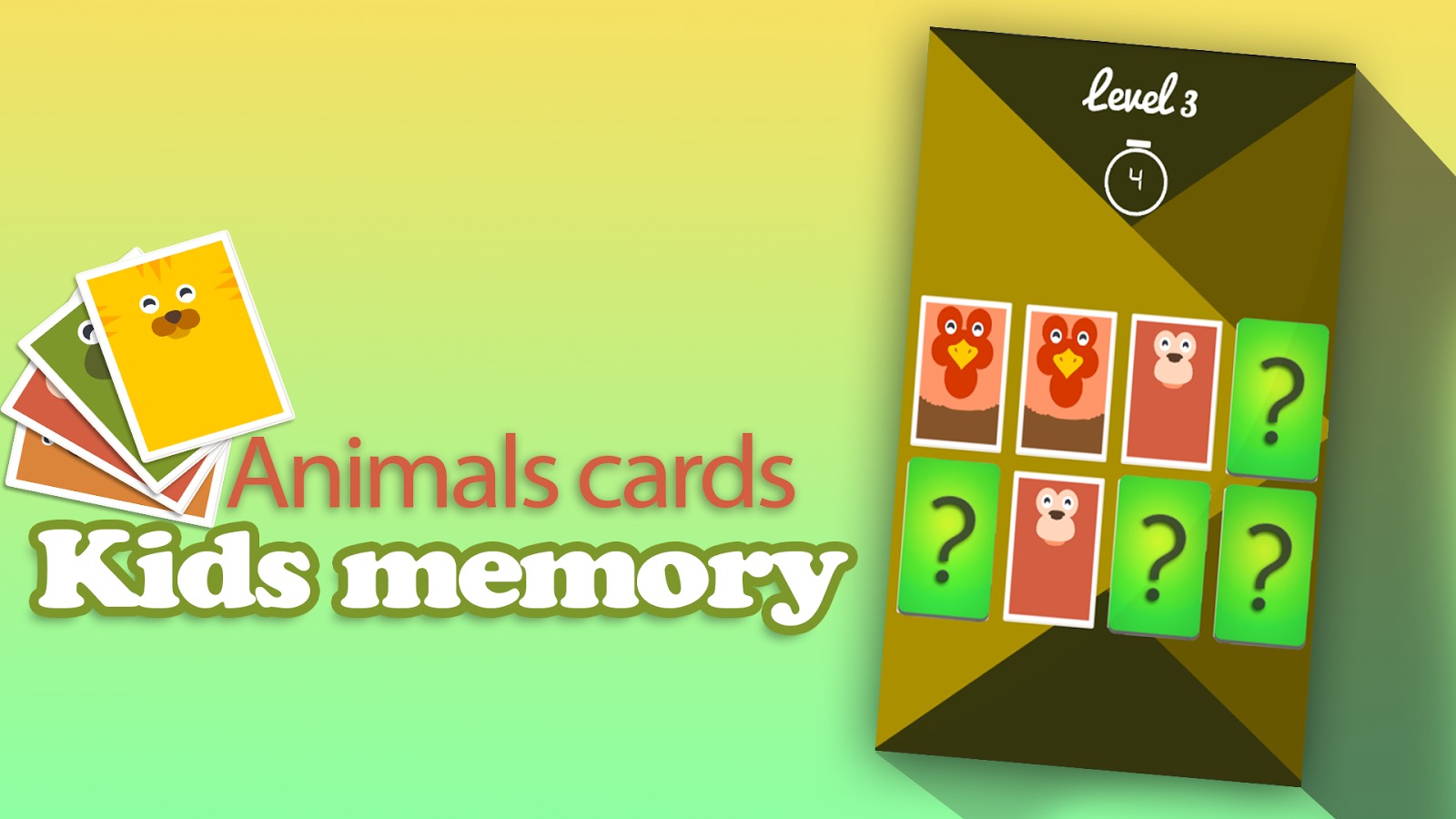 Kids memory: Animals cards截图3
