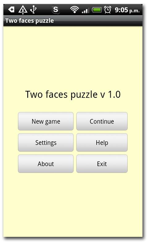 Two faces puzzle截图1