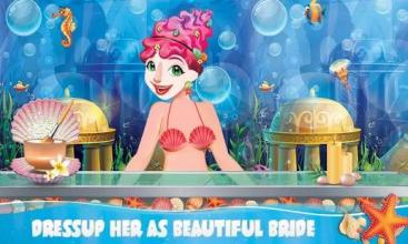 Mermaid Lady Wedding Makeover Game截图5