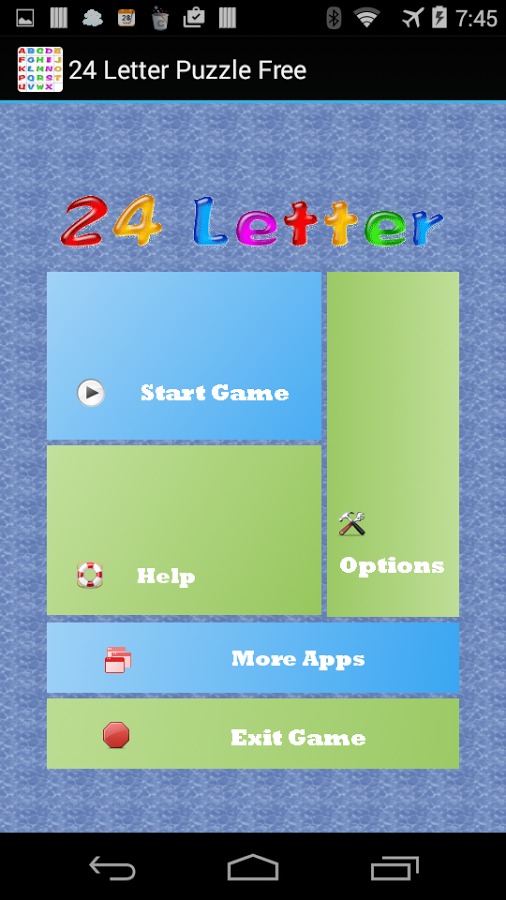 24 Letter Puzzle Free截图1