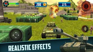 Tank Titans Attack - War Tanks Shooting Game 3D截图1