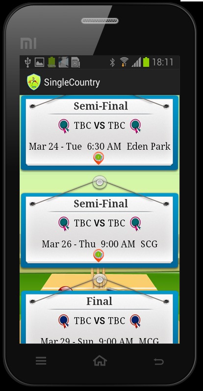 World Cup Fixtures 2015截图4