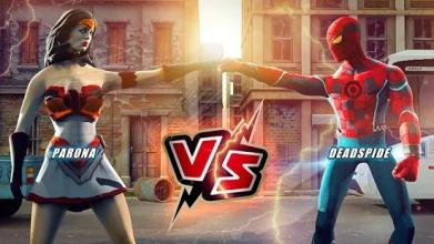 Fighting Superheroes League Wrestling Street截图1