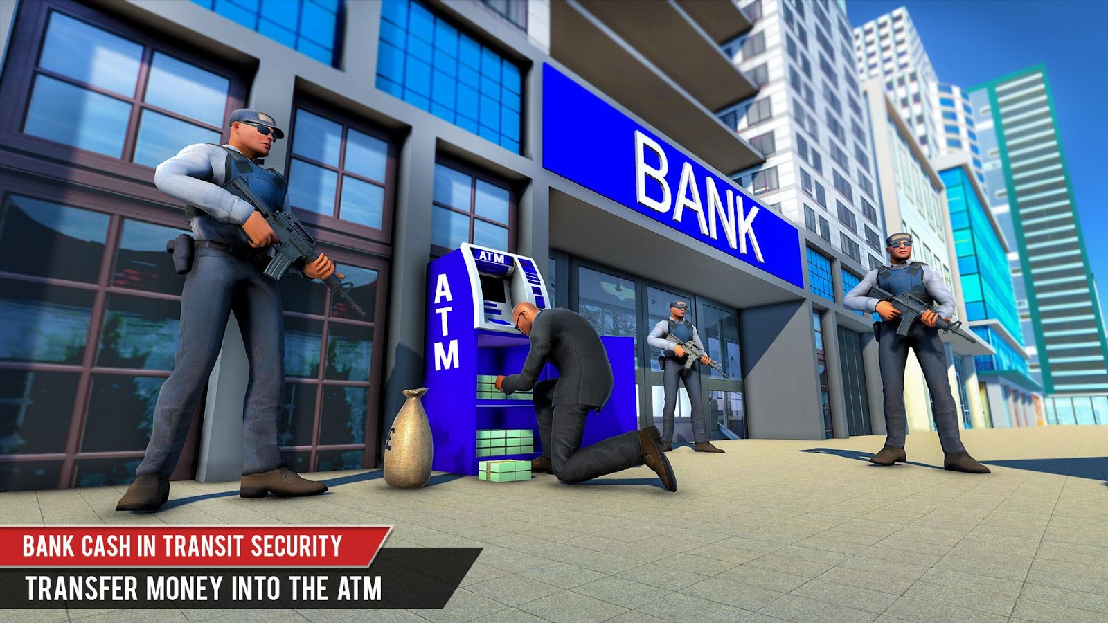 银行 现金 在 过境 安全 面包车 ： 自动取款机 银行 现金截图2