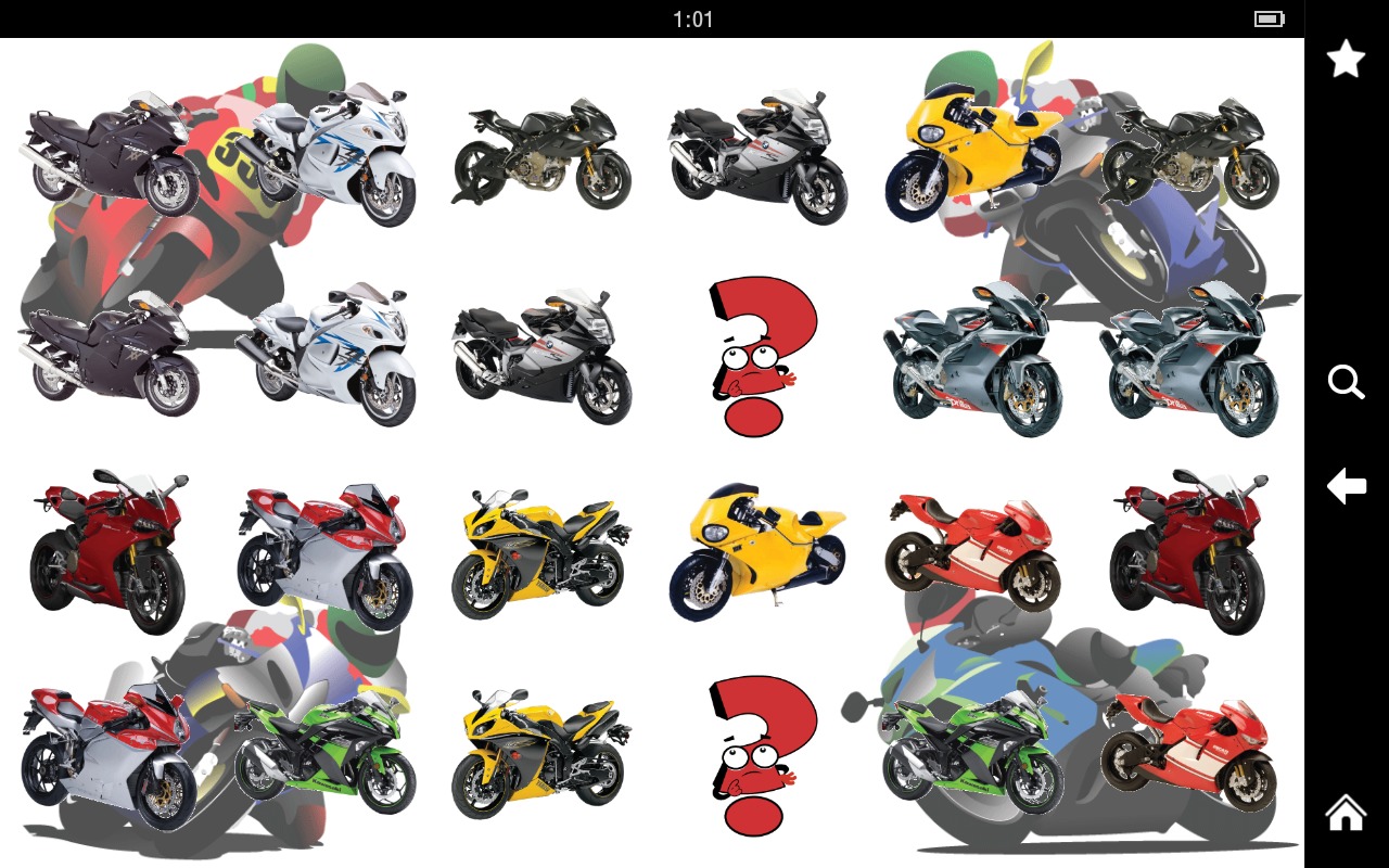 Super Vehicles Memory Game截图4