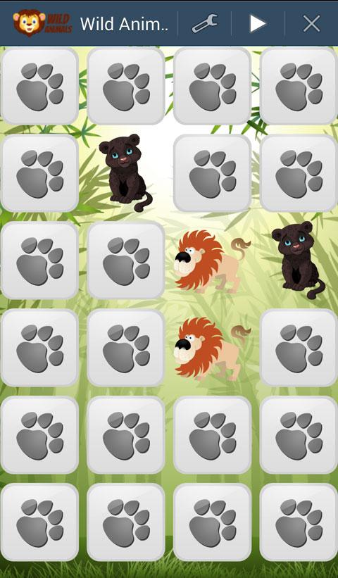 Matching Game Wild Animals截图3