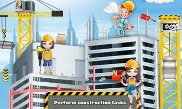 Pretend My Construction Crew: City Building Worker截图5