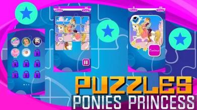 Ponies Princess Puzzle Pictures截图1