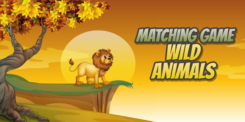 Matching Game Wild Animals截图1