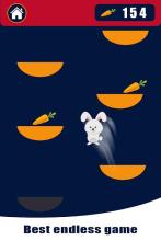 Bunny up - jumping rabbit 2D game截图3