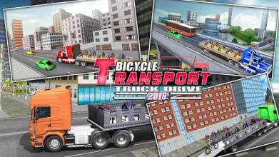 Bicycle Transport Truck Drive 2018截图1