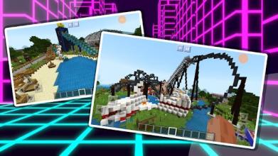 2018 Best Amusement Park Adventure New Map MCPE截图4