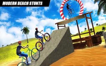 BMX Water Bicycle : Beach Rider Simulator Game 3D截图2