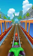 Superhero Spider Hero Escape: Train Subway Surf 3D截图2