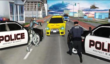 Fastest Furious Police Car Chase 3D:Cop Simulator截图2