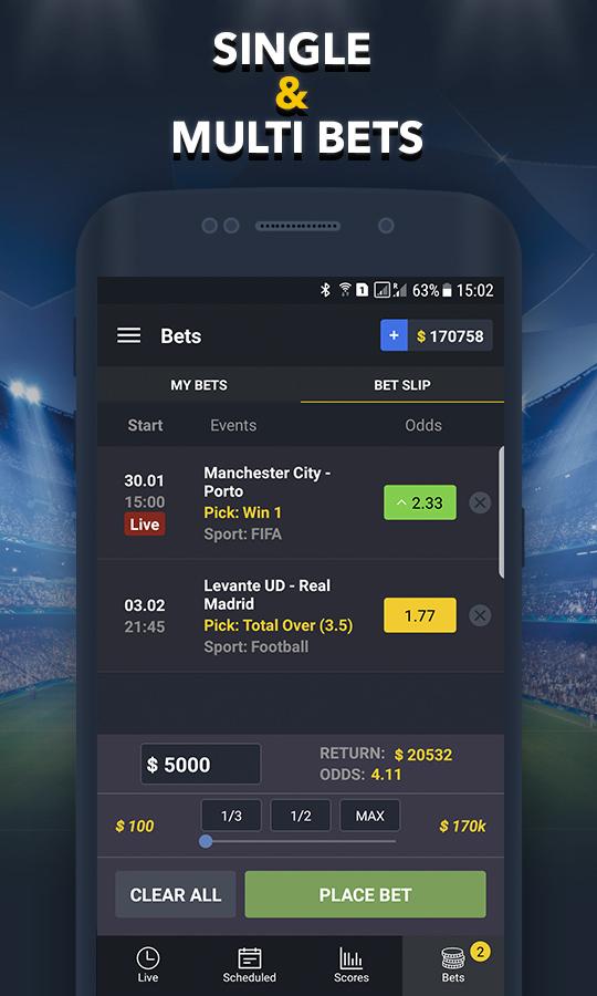 BETUP - Sports Betting Game & Live Scores截图3