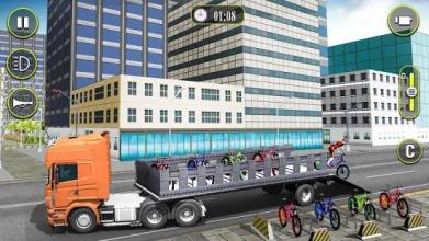 Bicycle Transport Truck Drive 2018截图2