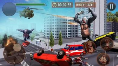 Mad Gorilla Rampage: City Smasher 3D截图1