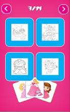 Girl Princess Coloring Book Game截图5