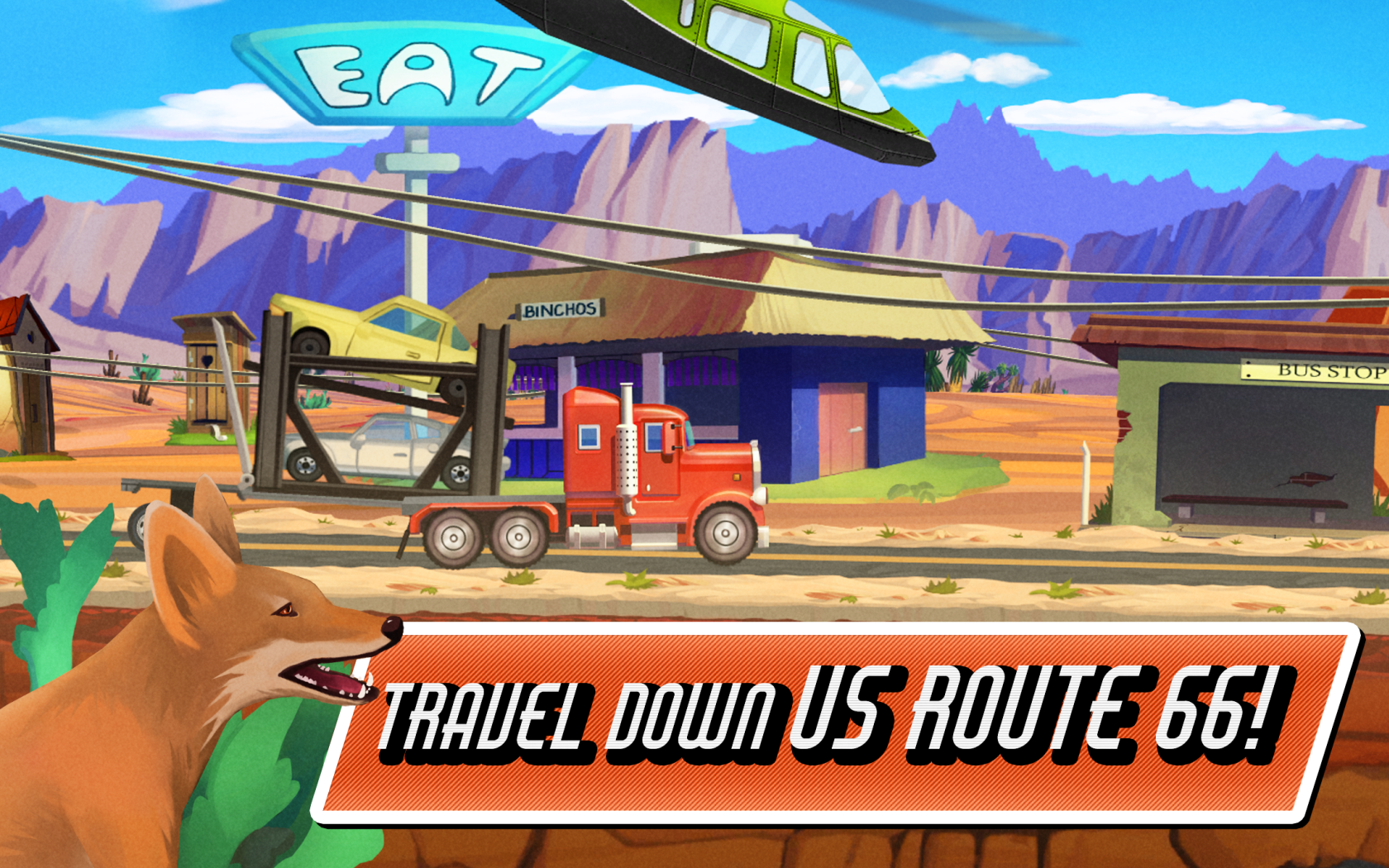 Truck Driving Race US Route 66截图4