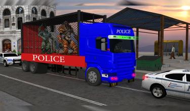 Aliens Transport - Police Transporter Truck截图5