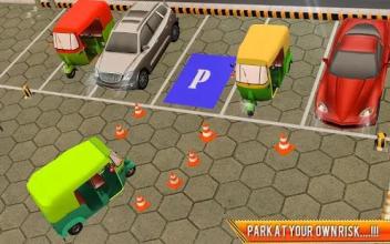 Tuk Tuk Auto Rickshaw Parking Games截图4