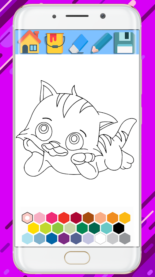 Kitty Coloring Mandala Book - Coloring Kitty Book截图3