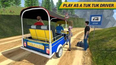 Offroad Tuk Tuk Driving Simulator Free截图1