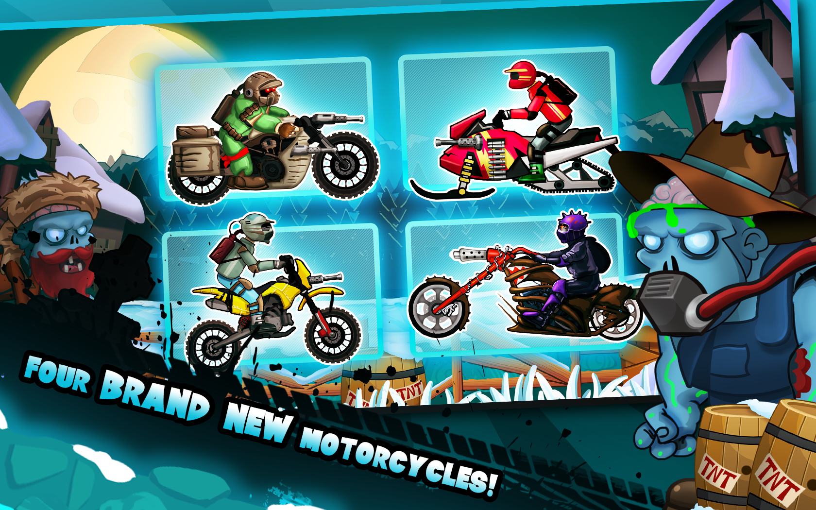 Zombie Shooter Motorcycle Race截图1