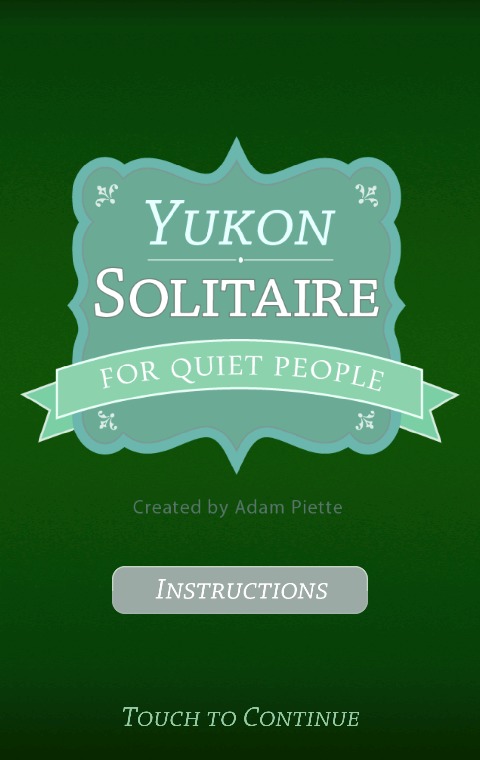 Yukon Solitaire forQuietPeople截图1