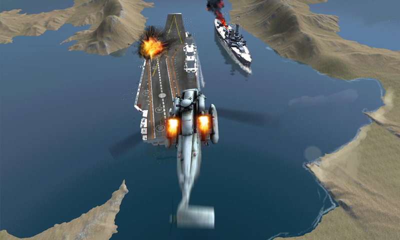 Air Mission Gunship Battle 3D 2018截图1